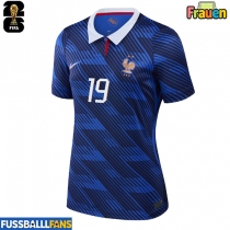 Frankreich Theo Hernandez #19 Heimtrikot Frauen EM 2024 Kurzarm